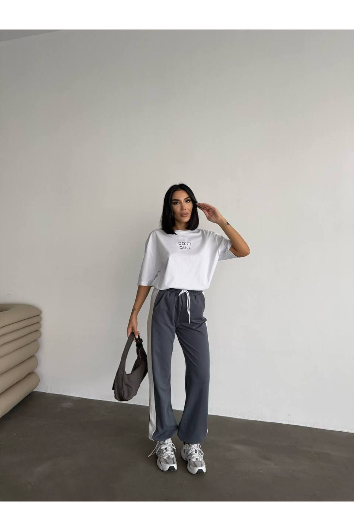 Rawea Oversize Unisex Eşofman Takımı - Dijital Baskılı, Pamuklu & Rahat